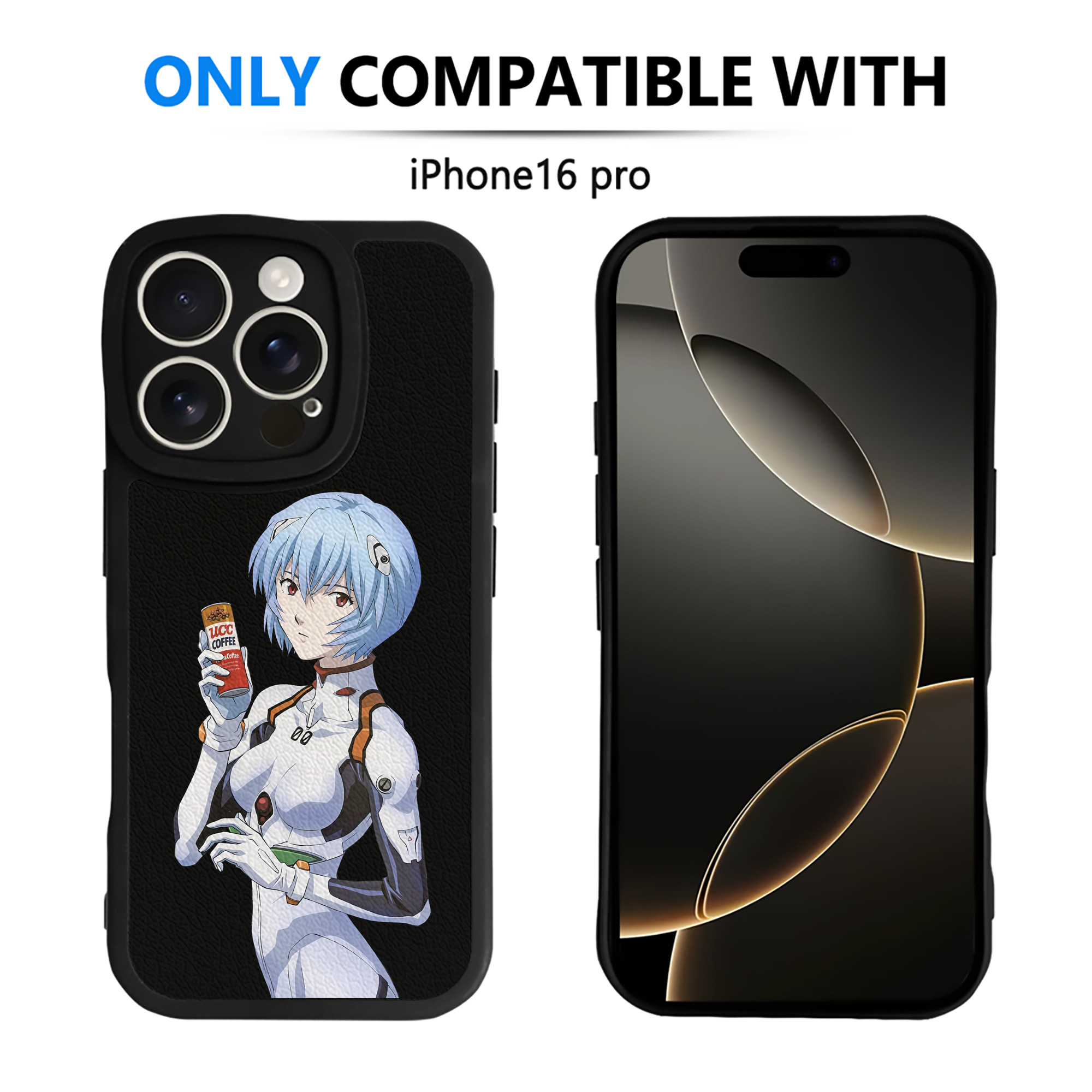 （画像用） EVA 新世紀エヴァンゲリオン 【iPhone 16シリーズ対応】シリコンスマホケース（レザー調） 材質：シリコン